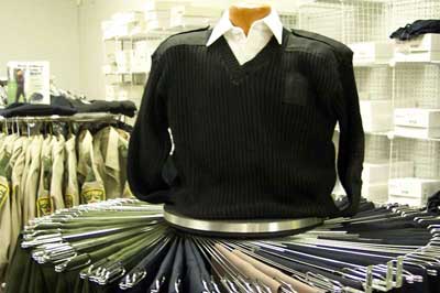 Elbeco Uniforms, Cammando Sweater, trousers, etc